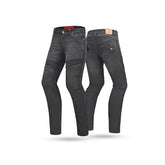 BELA ROSEKIN Denim Jeans Moto Senhora Calcas CE Vaquero Preto